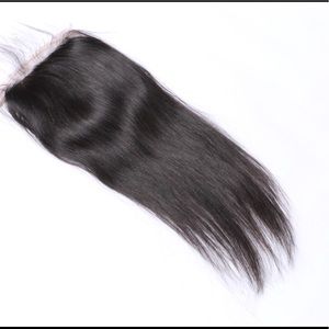 Straight Brazilian Closure Piece
